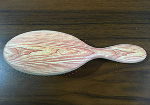 3D彩印印仿木纹梳子